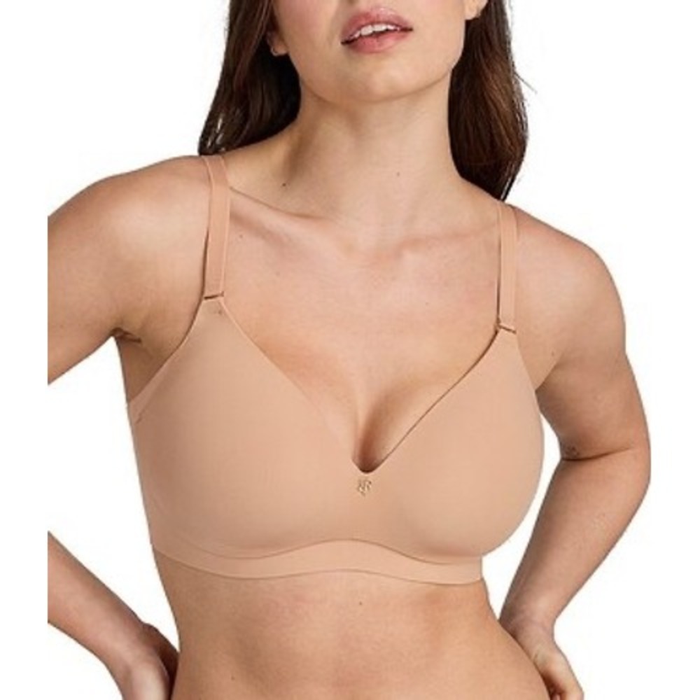 HoneyLove CloudEmbrace Wireless Contour T-Shirt Bra 38D Sand BRBR00032 NWT